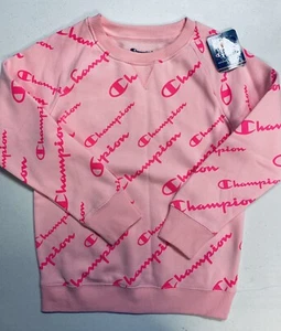 Champion Girls Logo Super Soft Sweatshirt  Size M  NWT - Picture 1 of 1