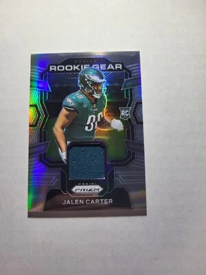 2023 Panini Prizm Jalen Carter Rookie Jersey Patch - Image 1 of 2