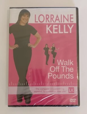 LORRAINE KELLY - Walk Off The Pounds DVD 2004 Power Walking Fitness GMTV GMB ITV - Image 1 of 2