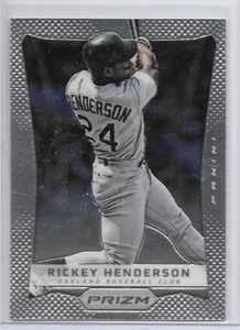 2012 Rickey Henderson Baseball Card #149 Oakland Athletics 1st Year Of Prizm - Imagen 1 de 2