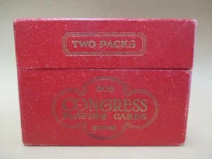 Playing cards, Congress playing cards, Bridge 606, vintage, USA - Picture 1 of 5