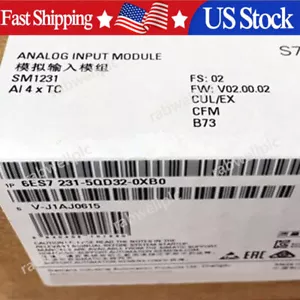 New Siemens S7-1200 Analog input SM 1231 6ES7231-5QD32-0XB0 6ES7 231-5QD32-0XB0 - Picture 1 of 2