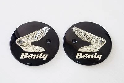 PARA HONDA BENLY C92 CA92 C95 CA95 CB92 emblema tanque de combustible L/R nuevo (plateado) Foto 1 de 4