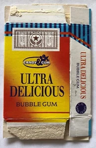 Ultra Delicious CANDY GUM BUBBLE GUM CIGARETTES BOX PACKET - Picture 1 of 2