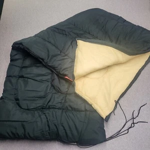 Vintage Coleman Sleeping Bag 30x72 Insulated Hunter Green Zip - Picture 1 of 10