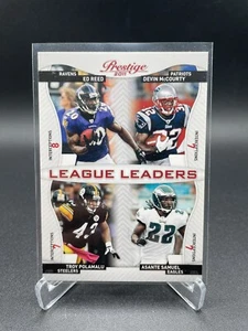 POLAMALU REED SAMUEL MCCOURTY 2011 Panini Prestige League Leaders Insert #24 🔥 - Picture 1 of 8