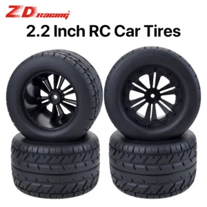 4PCS ZD Racing RC Tires & Wheels for HPI HSP Savage XS Flux 1/10 Off Road Truck - Picture 1 of 8