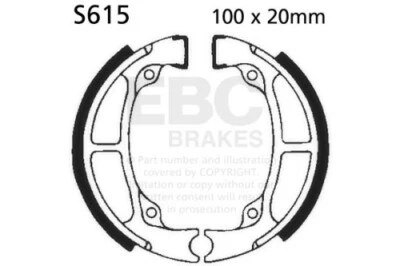SE ADAPTA A LAS ZAPATILLAS DE FRENO DELANTERO SUZUKI RM 80 1982-1985 EBC S615 Foto 1 de 2