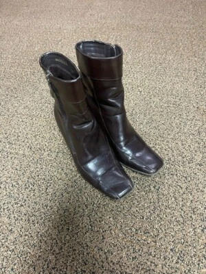 MERONA ЖЕНЩИН ПОЛОВИНА БОТИНКИ РАЗМЕР 7,5 КАССИ КОРИЧНЕВЫЙ - Изображение 1 из 4