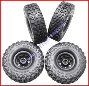 Neue Vanquish Yokohama Geolander 1.9 4.75" rote Reifen mit KM237 RIOT Felgen VPS10105 - Bild 1 von 2