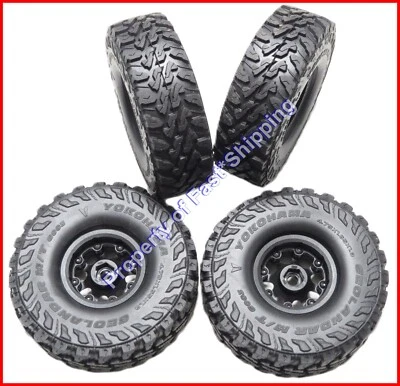 New Vanquish Yokohama Geolander 1.9 4.75" Red Tires w/KM237 RIOT Wheels VPS10105 - Image 1 of 2