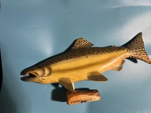 wooden chinook salmon - Picture 1 of 6