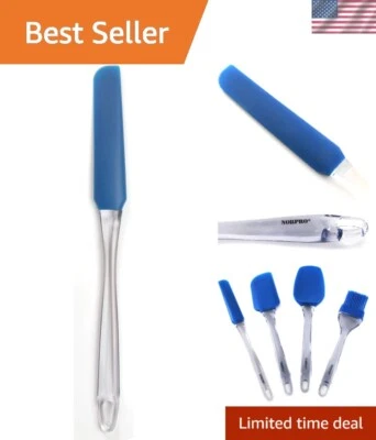 Espátula tarro de silicona de alta resistencia al calor - perfecta para pasteles y cupcakes, 10,5 pulgadas Foto 1 de 4