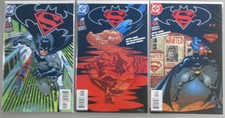 Superman Batman (2003 Series) #1 2 3 Run Lot 3 Comics 2nd Print DC VF/NM