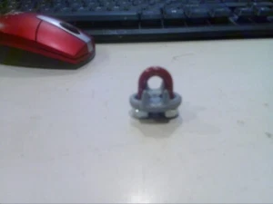 Clip de cable de cable Crosby G-450 rojo-U-bolt 3/16" hecho en EE. UU. - Imagen 1 de 4