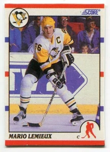 1990-91 Score Mini NNO Mario Lemieux Pittsburgh Penguins - Picture 1 of 2