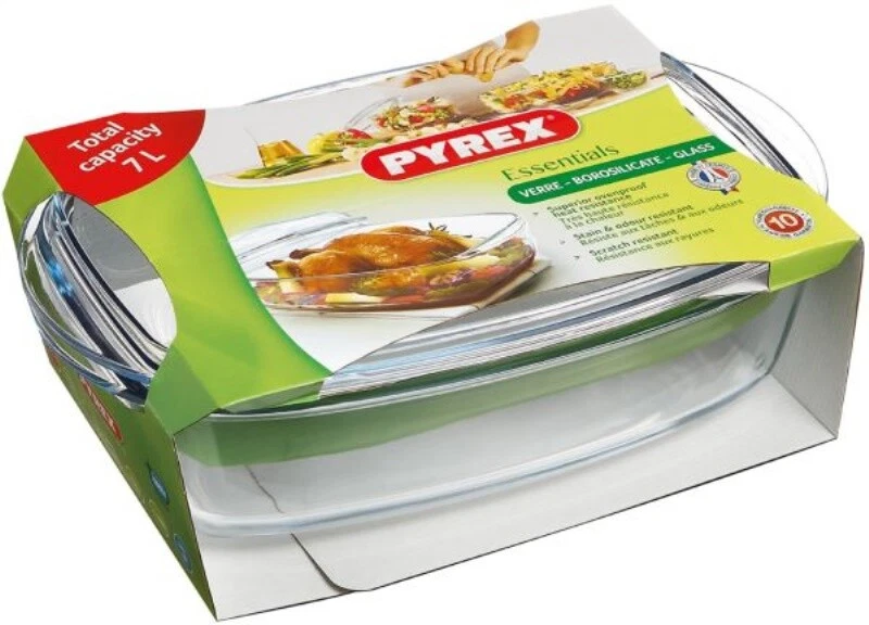 Pyrex 466A000/6343 teglia da forno Rettangolare Vetro Pirofila casseruola - Immagine 1 di 1