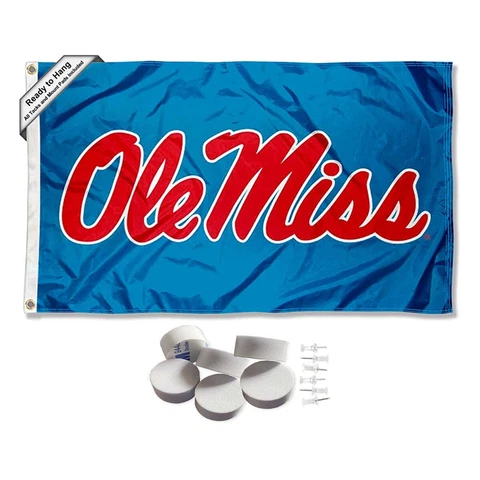 Ole Miss Large Logo Tapestry Banner Cover