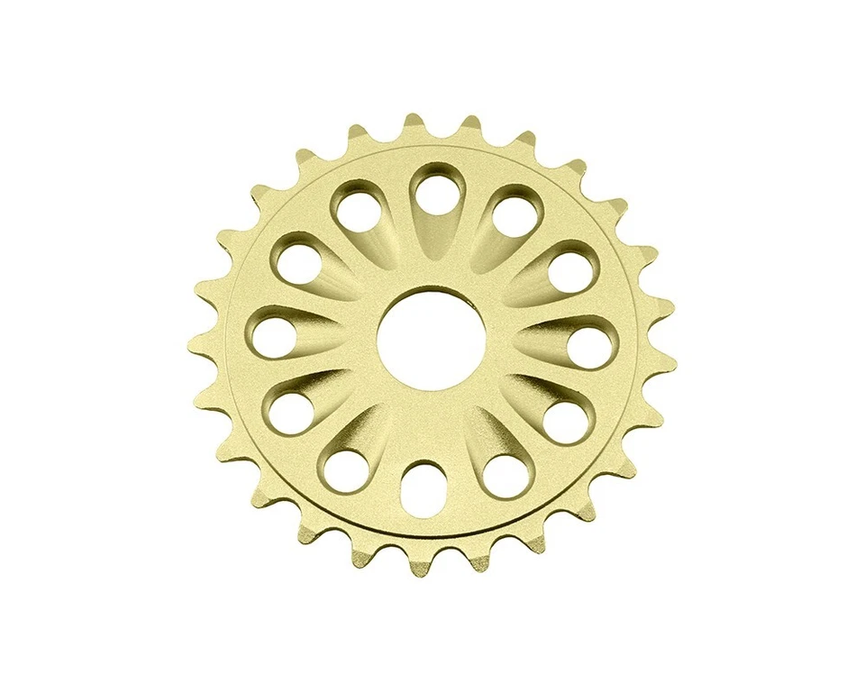 ALTALINE Bicicletas BMX 25 DIENTES ALEACIÓN6 061-T6 PLATO ÚNICO 1/2" X 1/8" DORADO Foto 1 de 1