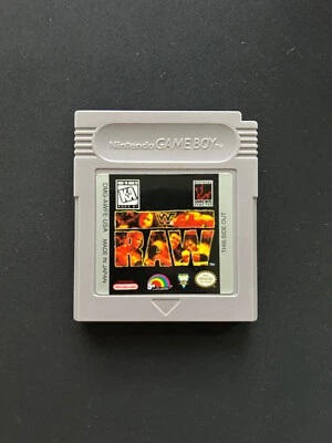 WWF Raw Nintendo Game Authentic Cartridge Tested and Working Good Condition - Image 1 of 2
