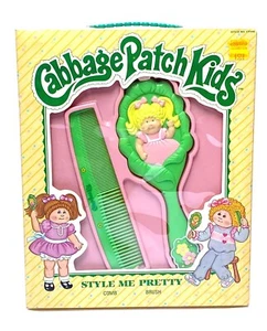 Vintage Cabbage Patch Kids Style Me Pretty Comb and Brush Set CPK # CP546 NOS - Picture 1 of 8