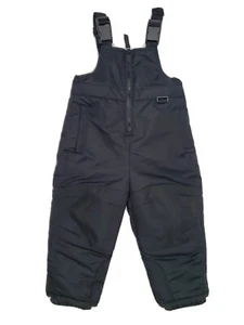 Circo Toddler Snow Suit Black Size 12M Adjustable Strap Front Zip - Afbeelding 1 van 12