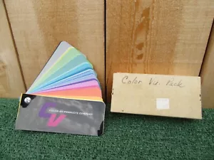 Vintage Color-Vu Products Company Paint Color Swatch Book 211 Colors - Picture 1 of 6