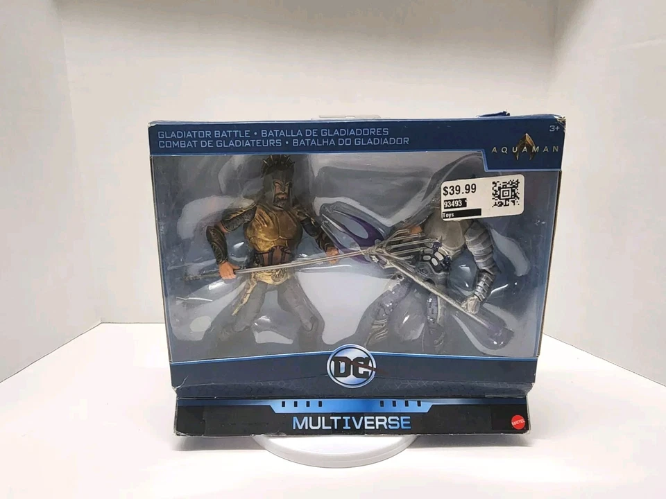 DC Comics Multiverso Aquaman Gladiador Batalla Aquaman vs Orn Paquete de 2 Nuevo  Foto 1 de 4
