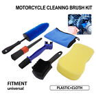 6PCS Car Bike Motorcycle Wash Cleaning Tool Kit Frame Mudguard Detail Cleaning