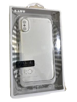 Funda resistente LAUT Fluro para Apple iPhone XS / X - Blanca Foto 1 de 4