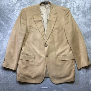 Supra Suede Herren 44R Bert Pulitzer Sportcoat hellbraun super weich Blazer Jacke - Bild 1 von 10