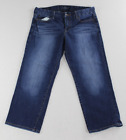 Lucky Brand Women Blue Jeans Casual Sweet Jean Crop Sie 10/30