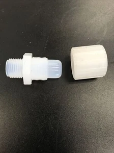Parker Adaptor Male Straight 3/4" 1/2" FAMS-128 parflare PFA fitting - Picture 1 of 5