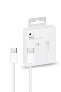 GENUINE Apple USB Type-C to USB-C Charger Original Woven Cable iPhone 16 15 - Picture 1 of 5