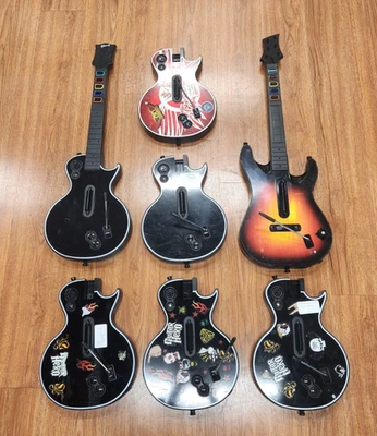 Guitar Hero Gibson Les Paul Xbox 360 / PS3 Wireless Lot For Parts Untested As Is - Image 1 of 4