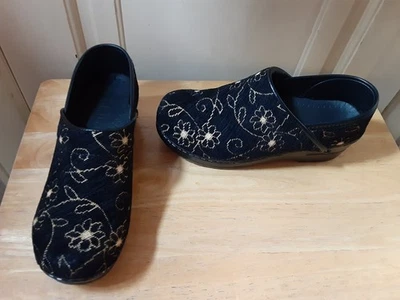 Zuecos daneses de cuero/gamuza Sanita para mujer talla 37 (US 6,5-7) Foto 1 de 4