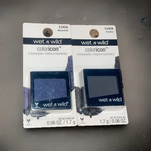 WET N WILD Color Icon Eyeshadow Single PANTHER C347A & MOONCHILD C345A, NEW!  - Picture 1 of 2