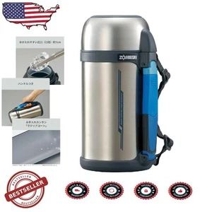 1.3L Tuff Sports Vacuum Bottle - Stylish Stainless Steel with Bonus Cup Included - Picture 1 of 9