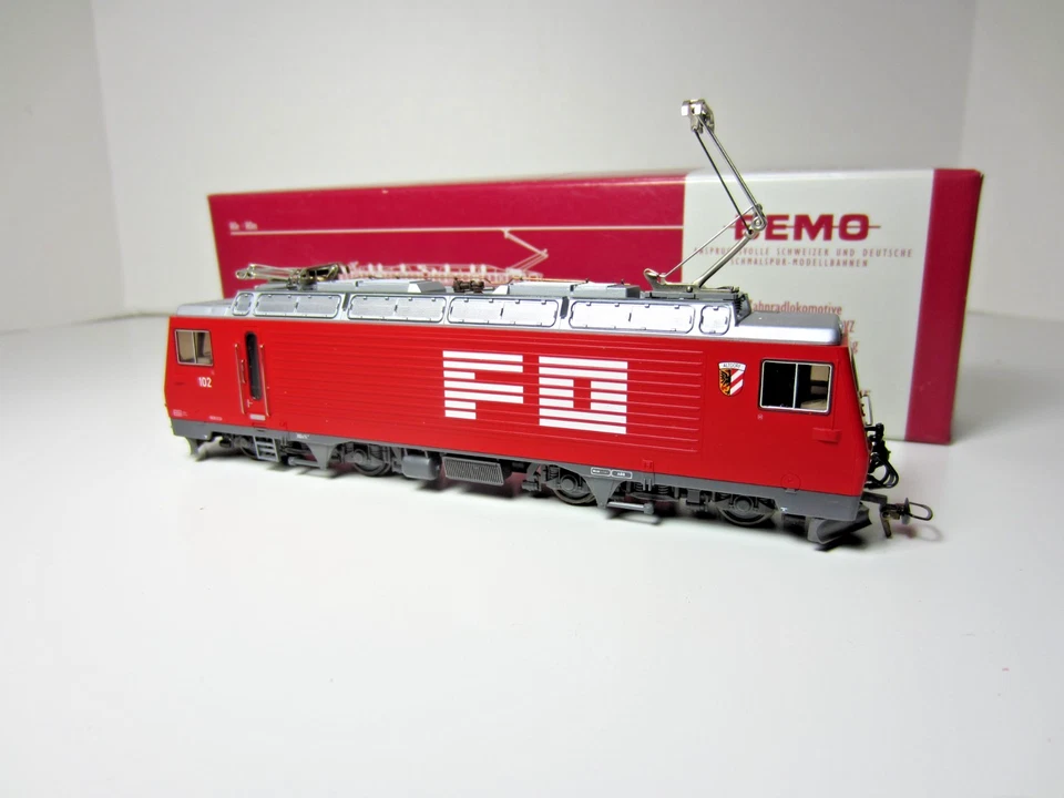 Bemo HOm Furka Oberalp 1262 202 HGe  4/4 II Electric Locomotive - Image 1 of 4