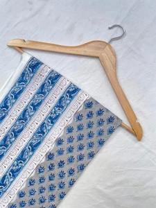 Burgunderrot Indisch Strand Halstuch Pareo Hand Block Druck Baumwolle Mode Sarongs - Bild 1 von 7