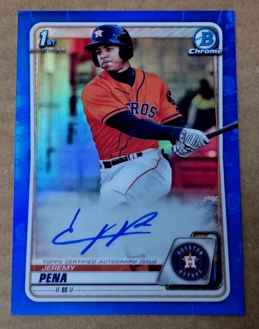 その他 2020 bowman sapphire Jeremy pena psa9 2020 Bowman Chrome Sapphire Edition - Jeremy Pena #BSPA-JP for