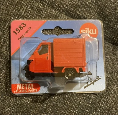 Modellino SIKU Piaggio Ape 50 3 Inches 1/64 1:64 Triporteur Nuovo In Scatola - Immagine 1 di 4
