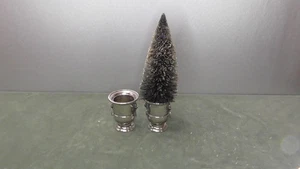2 Silver Votive Tea Light Candle Holders Tree holders lions head decor - Picture 1 of 6