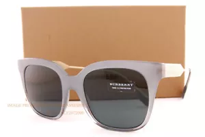 Brand New Burberry Sunglasses BE 4328 391087 Evelyn Grey/Grey For Women - Picture 1 of 6