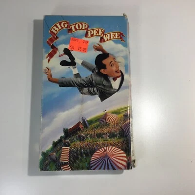 Big Top Pee-Wee VHS Tape 1988 Paramount Pee-Wee Herman / Paul Rubens - Image 1 of 4