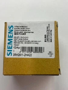NEW SIEMENS 3RH2911-2HA22 Auxiliary Switch Block 2S+2O - Picture 1 of 3