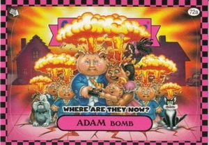 2010 GARBAGE PAIL NIÑOS FLASHBACK 1 #72A ADAM BOMB WATN PINK PARALELO RARO DIAZ - Imagen 1 de 1