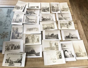 Real Photo POSTCARD Lot Buildings Netherlands Architecture Cities VTG Tea Garden - Picture 1 of 8