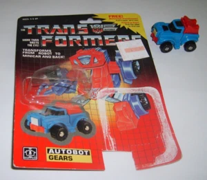 Gears W/MINISPY G1 Transformers 1985 Hasbro Vintage Action Figure NEW MOSC - Picture 1 of 15