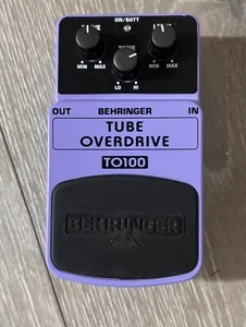 Behringer TO100 Tube Overdrive Guitar Pedal (NO POWER CORD) - Picture 1 of 4